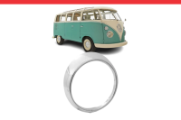 Imagem do produto Aro de Farol Cromado para Volkswagen Kombi 1973 a 1975 - Cod. 3027